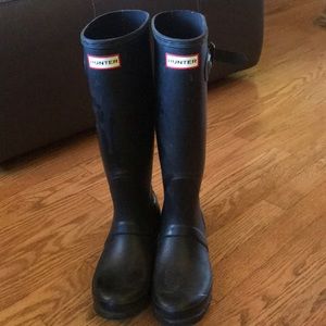 Hunter rain boots size 7